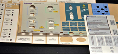 Custom single labels on carrier sheet